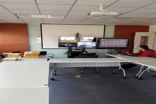 高清視頻會(huì)議效果顯示